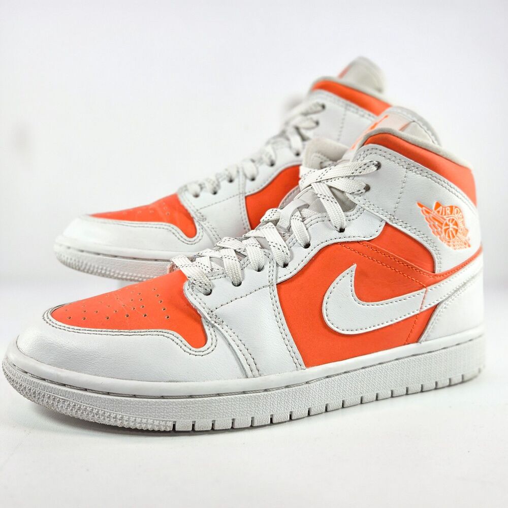 Air Jordan 1 Mid SE Bright Citrus CZ0774-800 Women's Sneakers 8.5